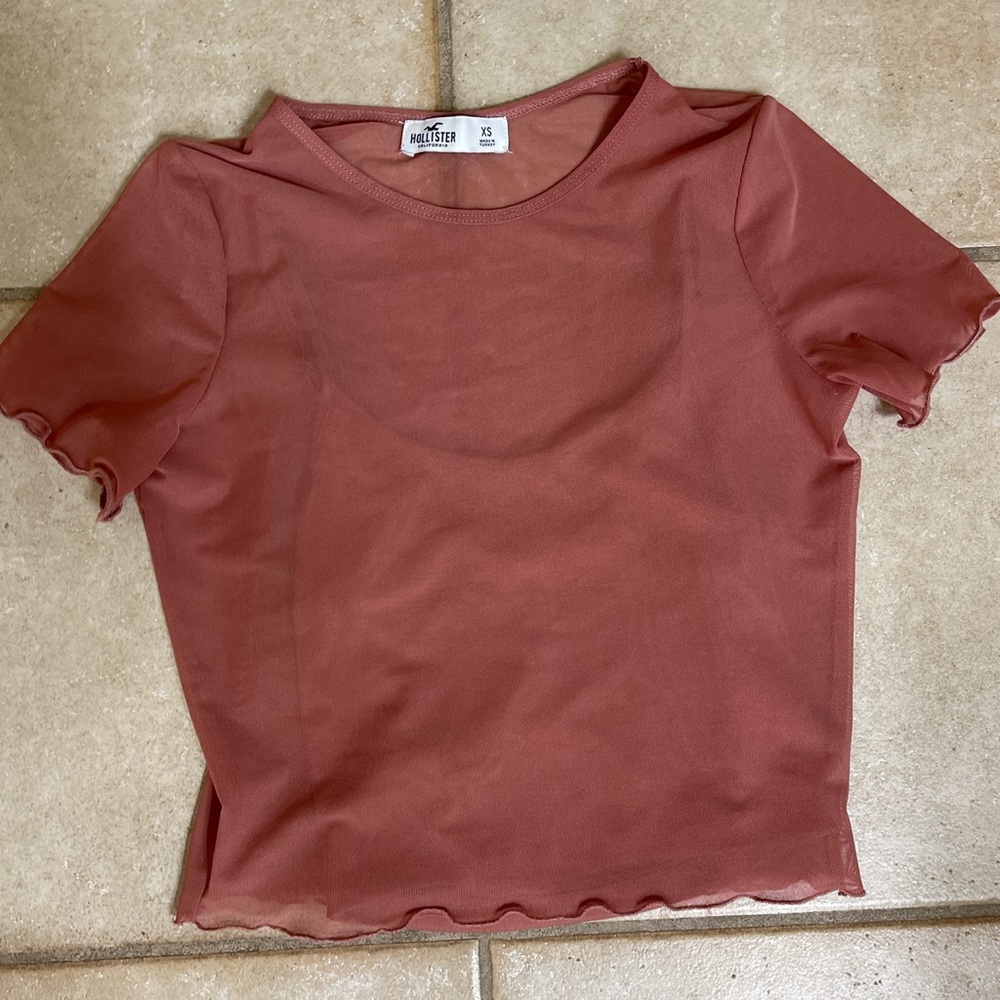 Hollister mesh top in size xs